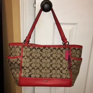 Coach pocketbook with wallet